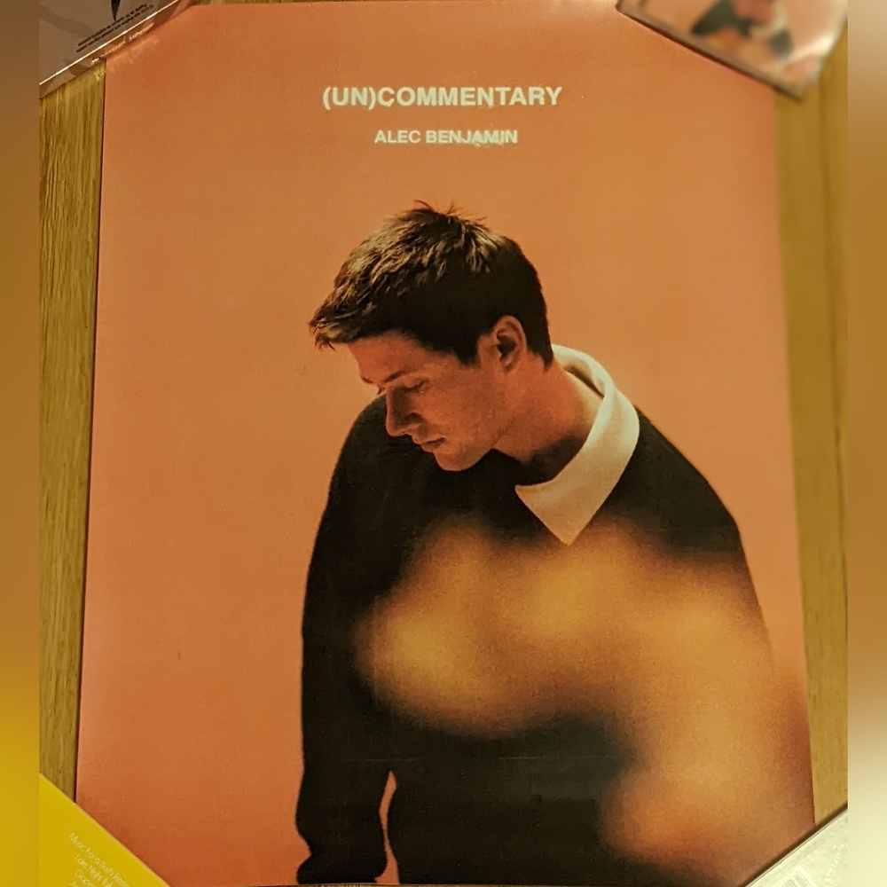 Alec Benjamin Uncommentary Tour Poster